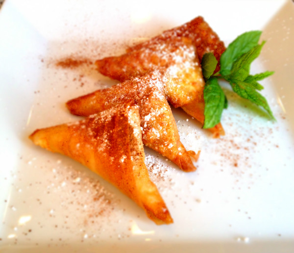 Briouates de fruta fresca