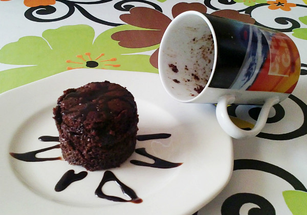 Bizcocho al Microondas