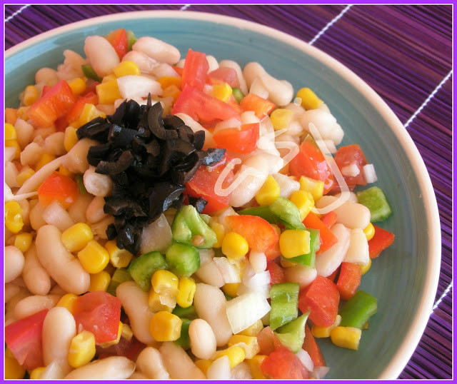 Ensalada de Alubias con verduras