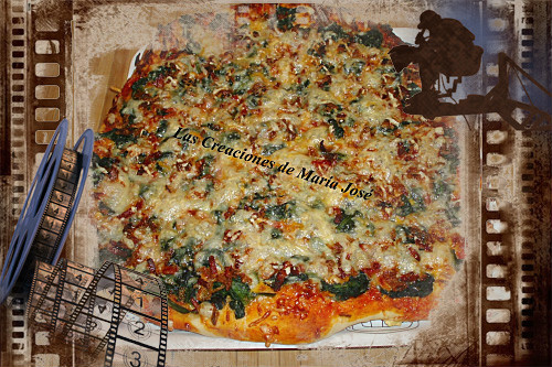 PIZZA DE ESPINACAS