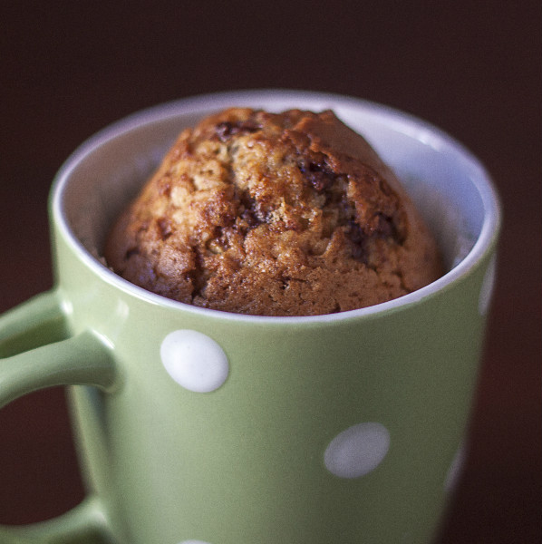 Muffins de chocolate blanco y toblerone
