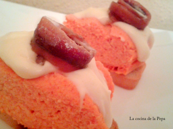 Pastel de palito de cangrejo