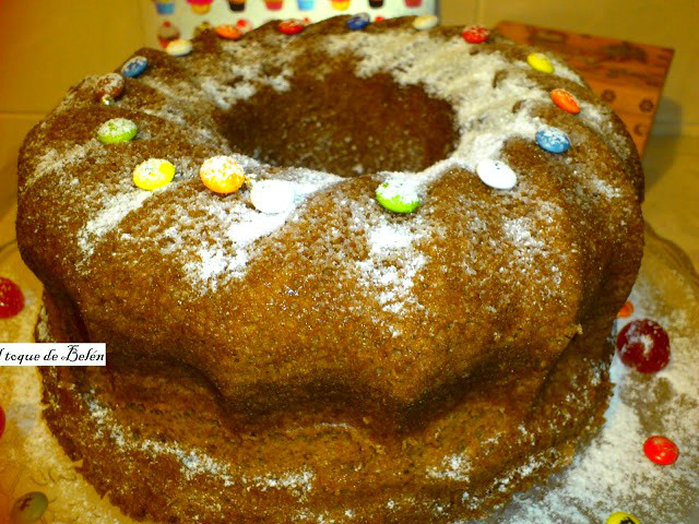 BIZCOCHO DE CHOCOLATE AL MICROONDAS