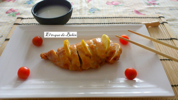 POLLO AL LIMÓN ESTILO CHINO