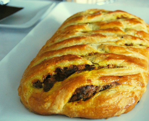 Empanada de setas y calabaza