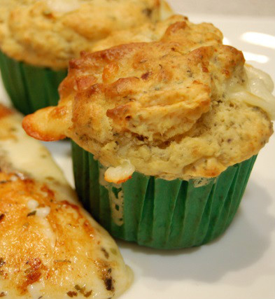 Muffins al gusto pizzero