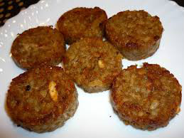 morcilla de arroz empanada