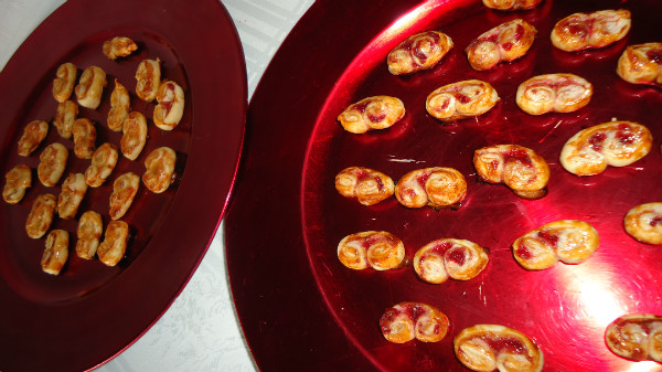 PALMERITAS DE FRESA Y MELOCOTÓN