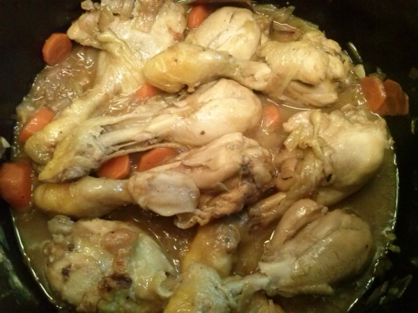 Jamoncitos de pollo en salsa