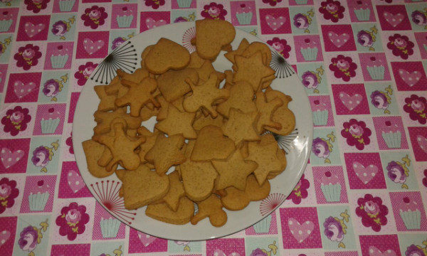 Galletas de Navidad de miel y jengibre