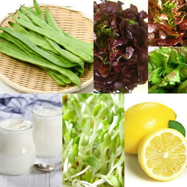 ENSALADA DE VERDURAS CON SALSA DE YOGUR