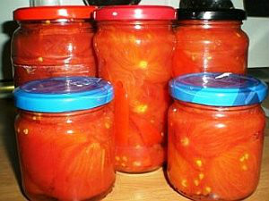 Conserva de tomates
